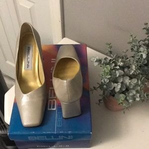 Beige/Champagne color Bellini Shoes